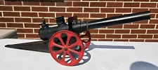 Vintage Big Bang Cannon GIANT 25” 15 FC. Cast Iron.