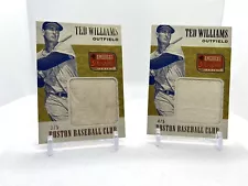 Ted Williams Jersey Relic Lot ð¥ Only 5 Ever Made | 2013 Panini Americas Pastime