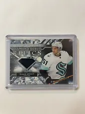 2022 UD Black Diamond Hockey Shane Wright Rookie Debut Relics Patch #DD-SW
