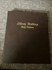 liberty walking half dollar Dansco album