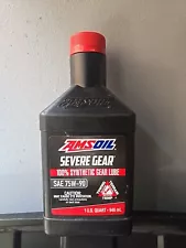 AMSOIL Severe Gear Full Synthetic Gear Lube SAE 75W-90 1QT Oil