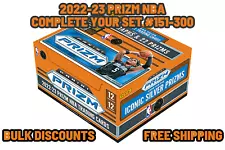 2022-23 Prizm Basketball - Complete Your Set - Card No 151 - 300