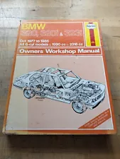 BMW 320, 320i, & 323i (All 6-cyl Models) Haynes Workshop Manual 1977-1985