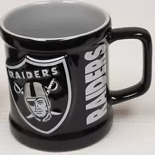 NFL Las Vegas Raiders - 11oz 3D Sculpted Logo Ceramic Coffee Cup - Mug, New