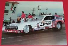 "DON PRUDHOMME" 1977 PLYMOUTH ARROW ARMY FUNNY CAR NHRA DRAG RACING HANDOUT!!!