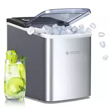 Portable Countertop Ice Maker Machine 26.5Lbs/24H Self-Cleaning w/ Ice Scoop