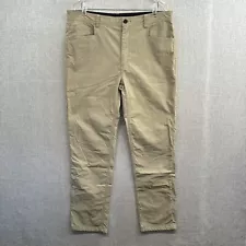 Western Rise Evolution Pant Mens 36x31 Straight Beige Chino Outdoor Casual