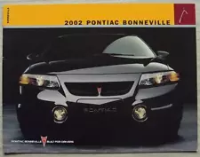 PONTIAC BONNEVILLE 2002 Canada Car Sales Brochure #121-02-B-006E SSEi SLE SE