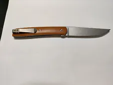 Brad Zinker Custom Urban Trapper Liner Lock Front Flipper Knife