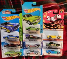 Lot Of 10 Different Hot Wheels Ford Mustang Diecast Cars 1997-2012