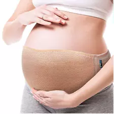 Maternity Belly Band for Lower Back Support, Pregnancy Belly Support Band (M)