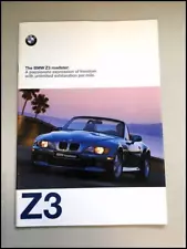 1998 BMW Z3 roadster 38-page Vintage Sales Brochure Catalog