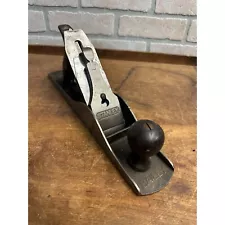 VINTAGE STANLEY BAILEY NO. 5 TYPE 13 CORRUGATED BOTTOM PLANE 1925 - 1928