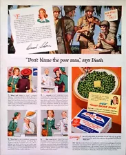 Birds Eye Frosted Foods Soldiers War Bonds For Sale Vintage 1944 Print Ad