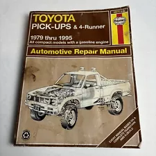 Haynes 656 Toyota Pick-Ups & 4-Runner 1979 thru 1995 Automotive Repair Manual