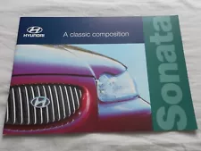 1996 Hyundai Sonata UK Car Sales Brochure, collectible, excellent