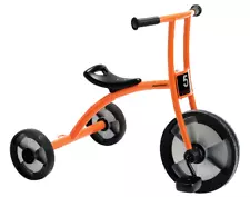 Winther Circleline Tricycle, Large, 36 1/4"L x 22 7/8"W x 28"H, Orange