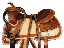 SILLA DE CABALLO LAZAR TRABAJO HORSE LEATHER SADDLE CUERO PIEL LABRADO FLORAL