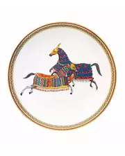 NEW HERMES CHEVAL D'ORIENT PAIR OF BREAD & BUTTER PLATES #P009812P BRAND NIB F/S