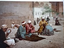 Antique Album Victorian Colour Photochroms ZP Photos Palestine Holy Land Eygpt