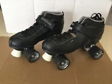 Men’s Roller Derby Slir Black Aspiro Wheels, Size 11, Low Top Boot. Skates.