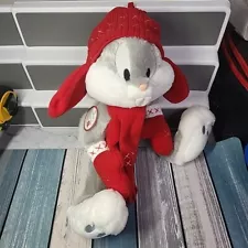 Hallmark Looney Tunes Bugs Bunny "On With The Snow" 16” Plush Stuffed Animal NWT