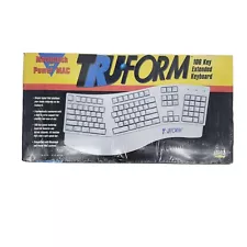 New Vtg Adesso Truform Keyboard AEK_606 106 ADB Port Sealed Old Stock