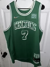 Boston Celtics Jaylen Brown 2021 - 2022 City Edition Jersey Used Size XXL