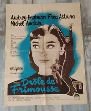 Funny Face Audrey Hepburn Original French Moyenne Poster 1957