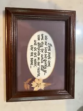 8.5 X 6.5 Pressed Flower Alice Moore Calligraphy Print Gatlinburg TN