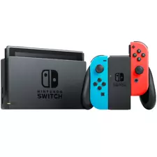 Nintendo Switch Neon Red and Neon Blue Joy-Con Console