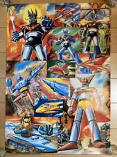 Not for sale Poster Mazinger Z/Getter Robo 1998 Vintage Poster Anime From Japan