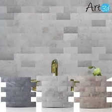 Art3d 10-Pack Peel and Stick Backsplash Wall Tile for Kitchen Bathroom Fireplace