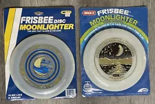 Vintage Wham-O Frisbee Moonlighter GITD Flying Disc for Night 1970s (2) ea.