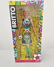 MATTEL BCP98 BRITTO BARBIE DOLL & SOCCER BALL NEW IN NICE BOX RARE FIND BFC!