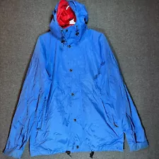 WINDY PASS By The North Face Jacket Adult Large Blue Gore-tex Windbreaker Mens