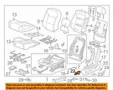 GM OEM Power Seat-Switch 23247097 (For: 2018 GMC Denali)