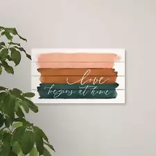 Love Begins At Home Pallet Décor