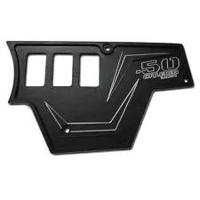 Custom Polaris RZR 1000 Model Black Aluminum Dash Plate Set - Made in the USA xp