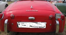 Triumph TR2, TR3, TR3A, TR3B rear bumper new super sale