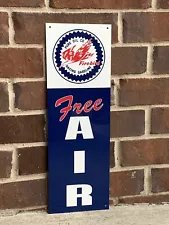 Pure Free Air Metal Gasoline Gas sign Pump Oil Firebird Gasoline