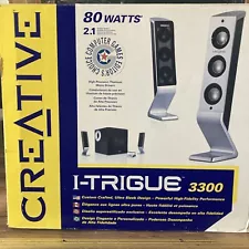 New ListingCreative I-Trigue 2.1 3300 Speaker System NIB