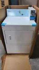 Whirlpool 27" White Commercial Gas Dryer, Coin-Box BUYER PAYS SHIPPING COSTS.