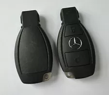 GENUINE MERCEDES 2 BUTTON REMOTE SMART KEY FOB SPRINTER VITO ETC TESTED BLACK