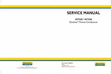 NEW HOLLAND H7220, H7320 DISCBINE MOWER-CONDITIONER SERVICE MANUAL