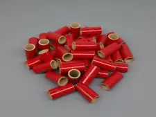 50pc Fireworks M80 Cardboard Tubes 9/16" x 1-1/2" x 1/16" Gloss Red Craft Pyro