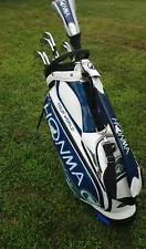 Honma Tour Golf Bag W/Set Of CL 606 & LB 808 Driver RH + Free Mizuno Putter