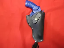 Leather Holster for Ruger 357 & 22LR SP101 3 Inch Barrel, Handmade