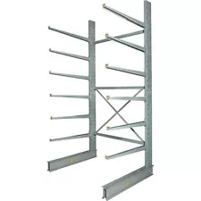 NEW! Single Sided Cantilever Rack Starter, Heavy Duty, 48"W x 33"D x 72"H!!