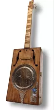 Wine Cigar Box Guitar Blues Dobro Resophonic